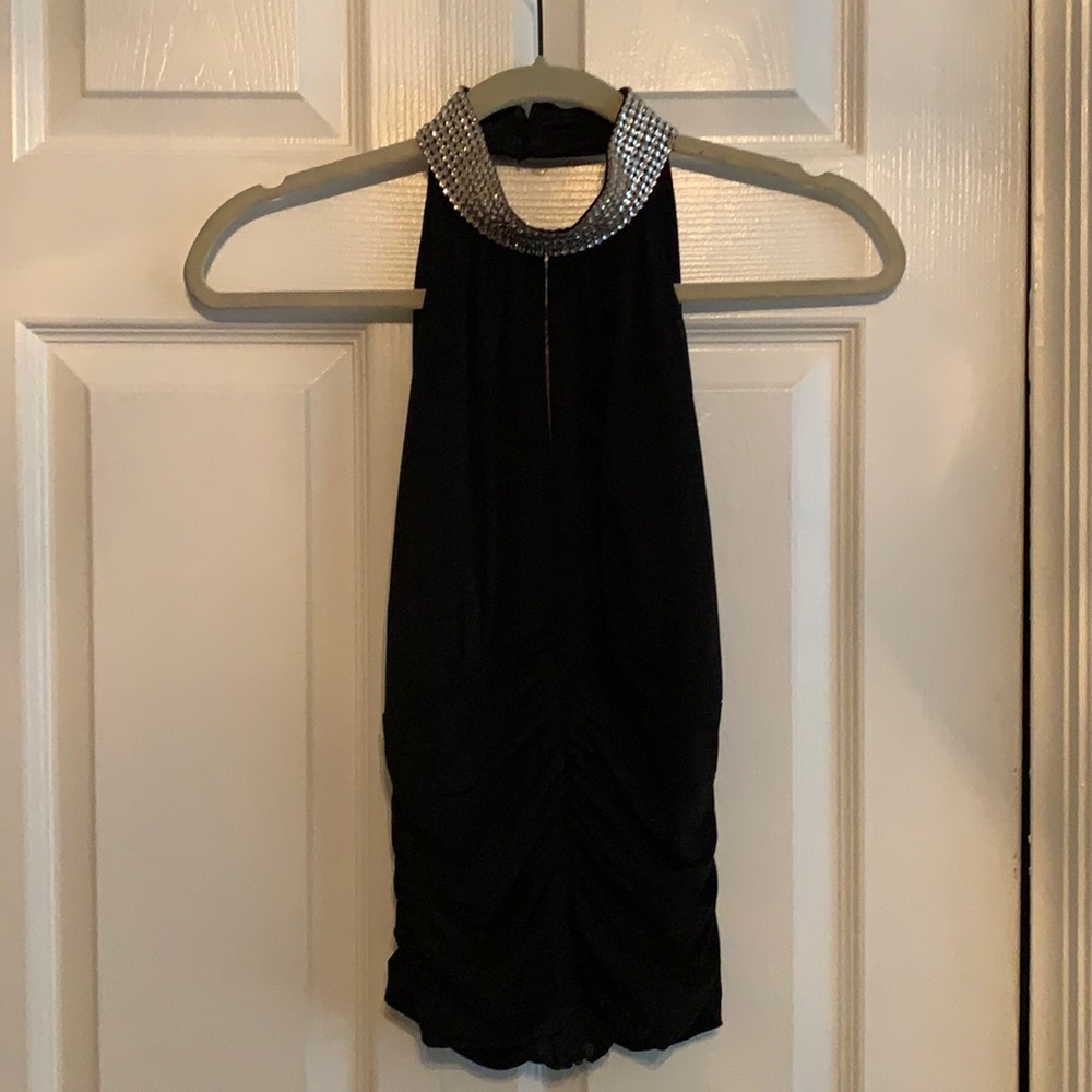 Sexy high neck blouse